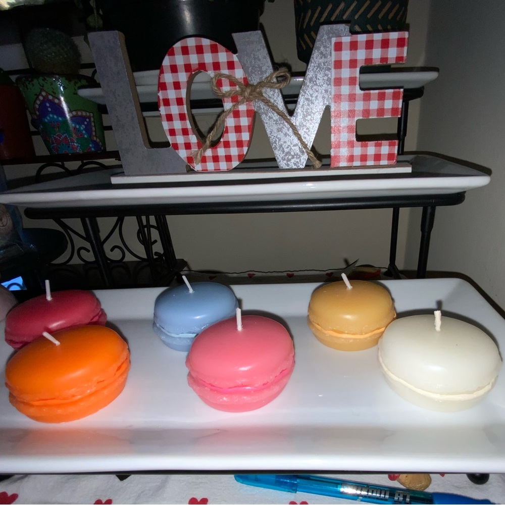 Martha Stewart Set of 6 Macaron Candles - Picture 10 of 13